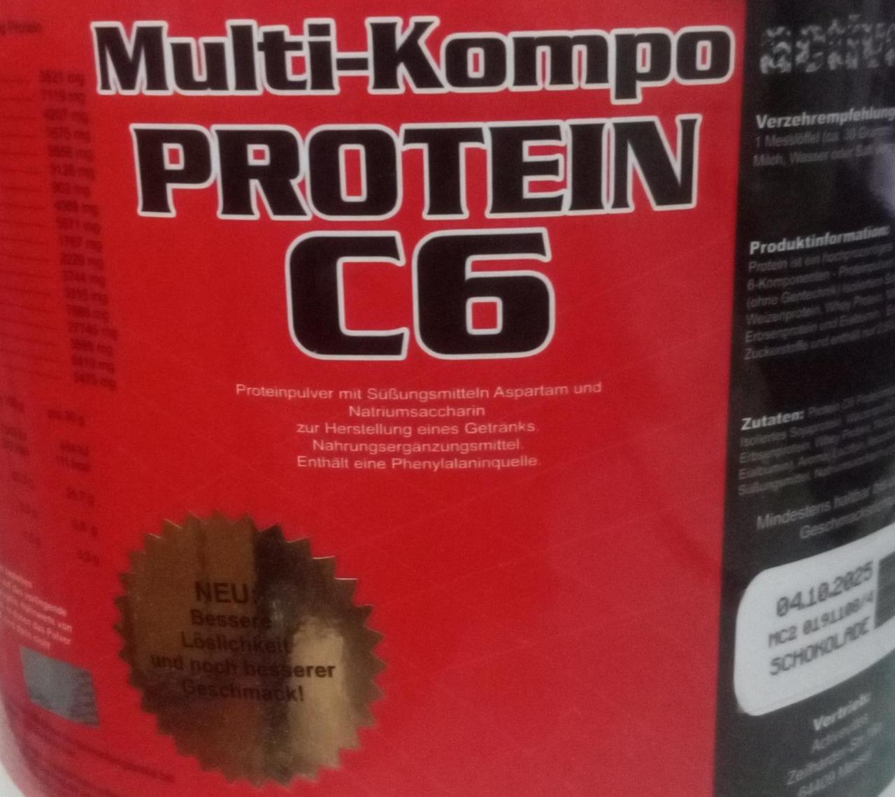 Фото - Multi Kombo Protein C6 Activevites