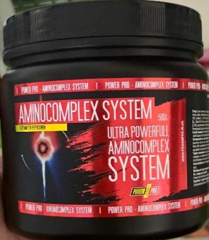 Фото - Амінокислота Aminocomplex System з ароматом журавлини Power Pro