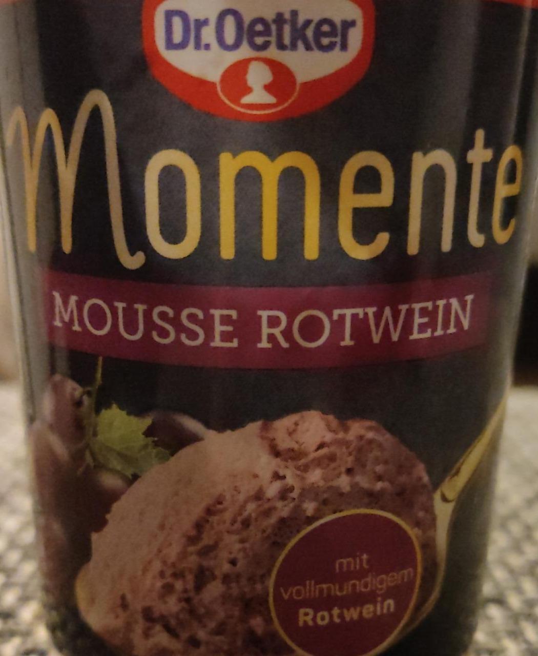 Фото - Momente mousse rotwein Dr.Oetker