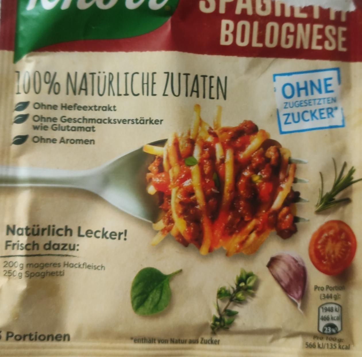 Фото - Natürlich Lecker! Fix Spaghetti Bolognese Knorr