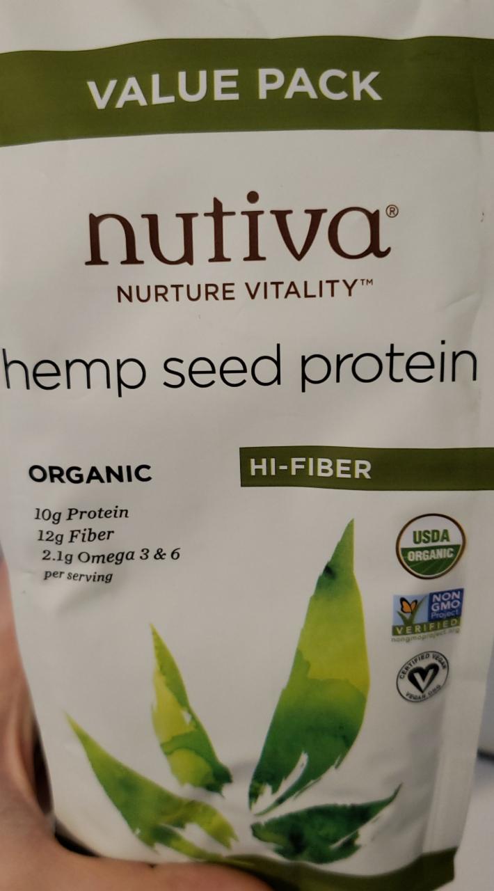 Фото - Протеїн насіння коноплі Value pack nutiva