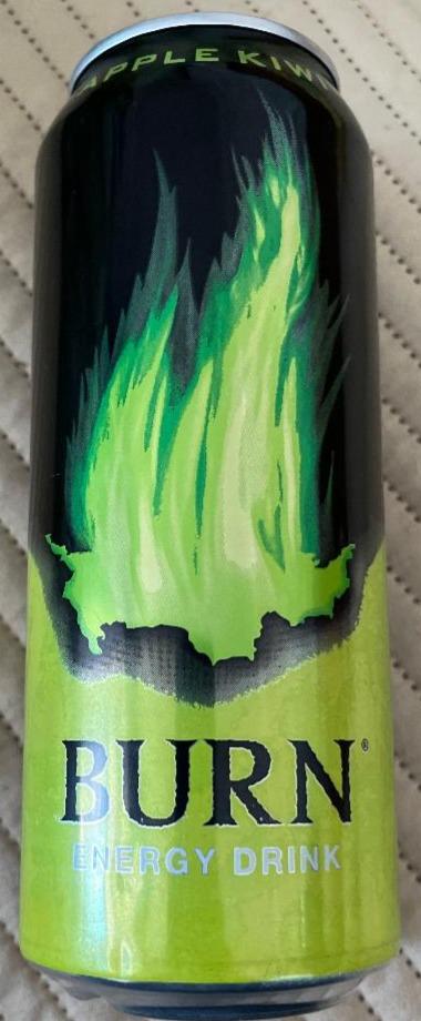 Фото - Напій енергетичний безалкогольний сильногазований Apple-kiwi Burn