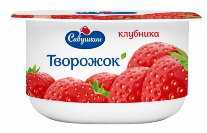 Фото - Сирковий десерт 3.5% полуниця Савушкин