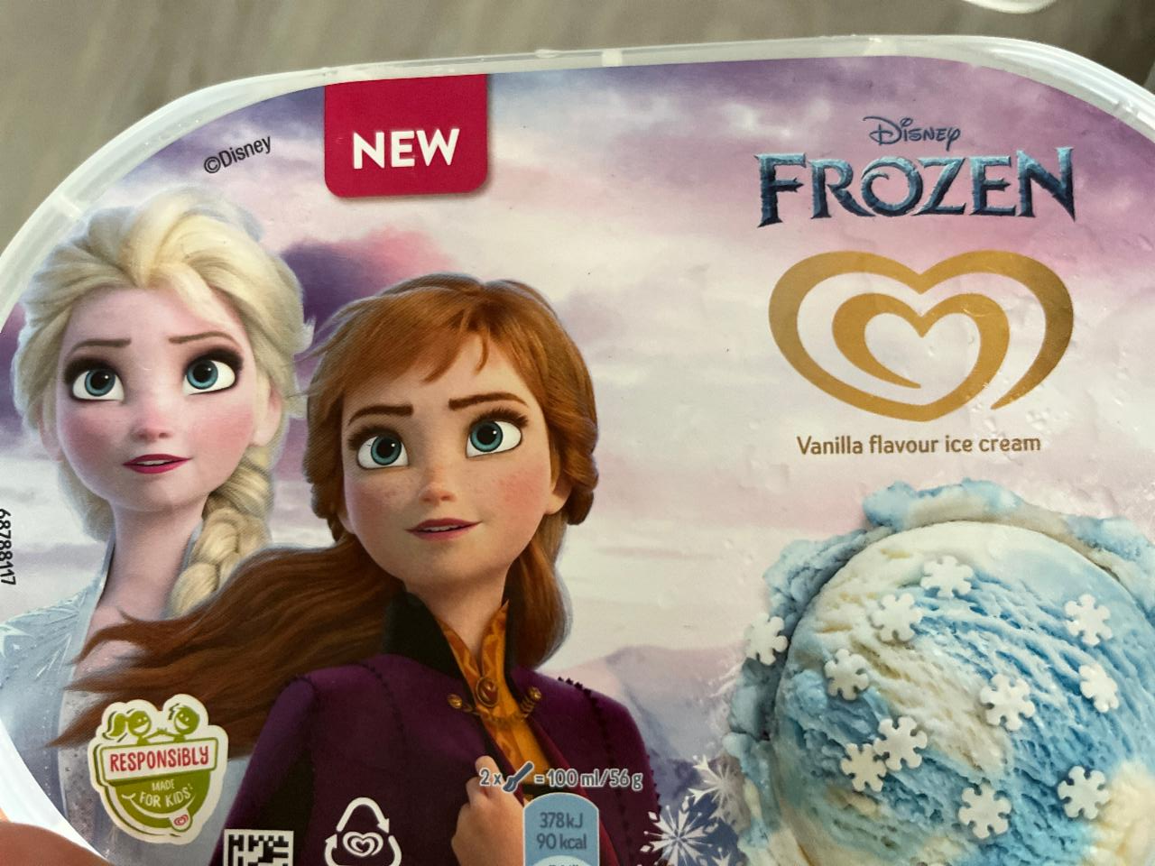 Фото - Vanilla flavour ice cream Disney Frozen Algida