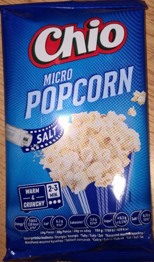 Фото - Micro попкорн з сіллю Chio