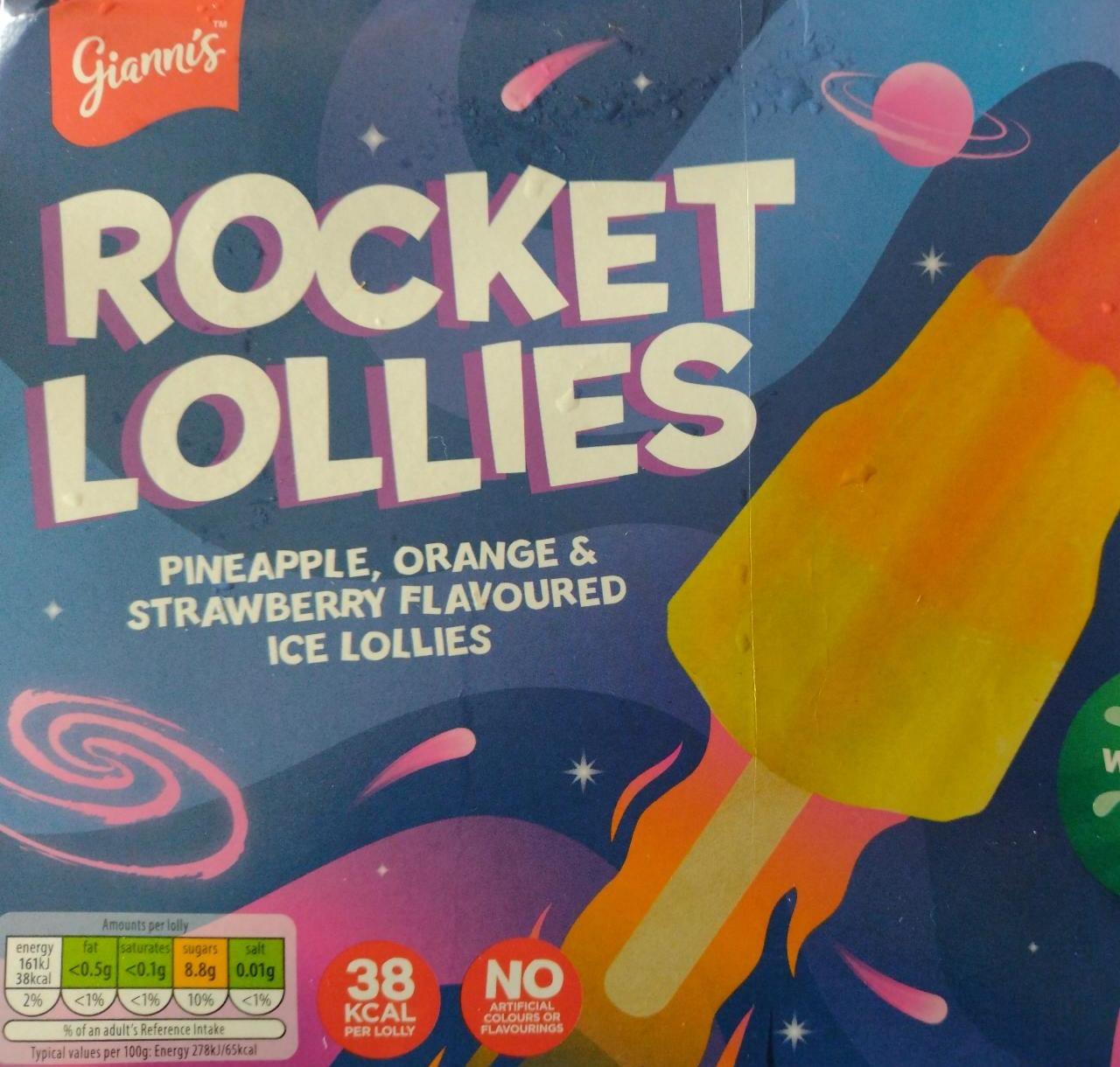 Фото - Льодяники Rocket Lollies Gianni's