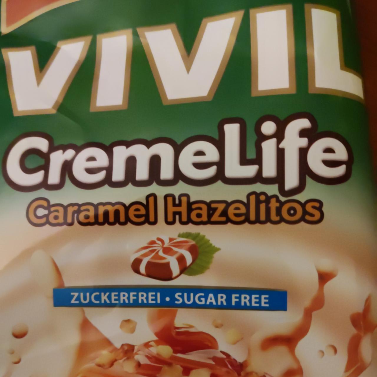 Фото - Цукерки карамельні зі смаком лісового горіха CremeLife без цукру Vivil