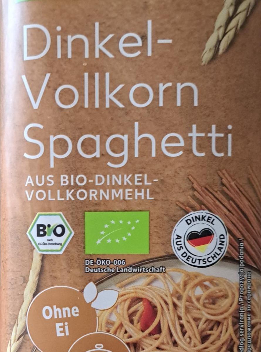 Фото - Dinkel-Vollkorn Spaghetti Bio K-Classic