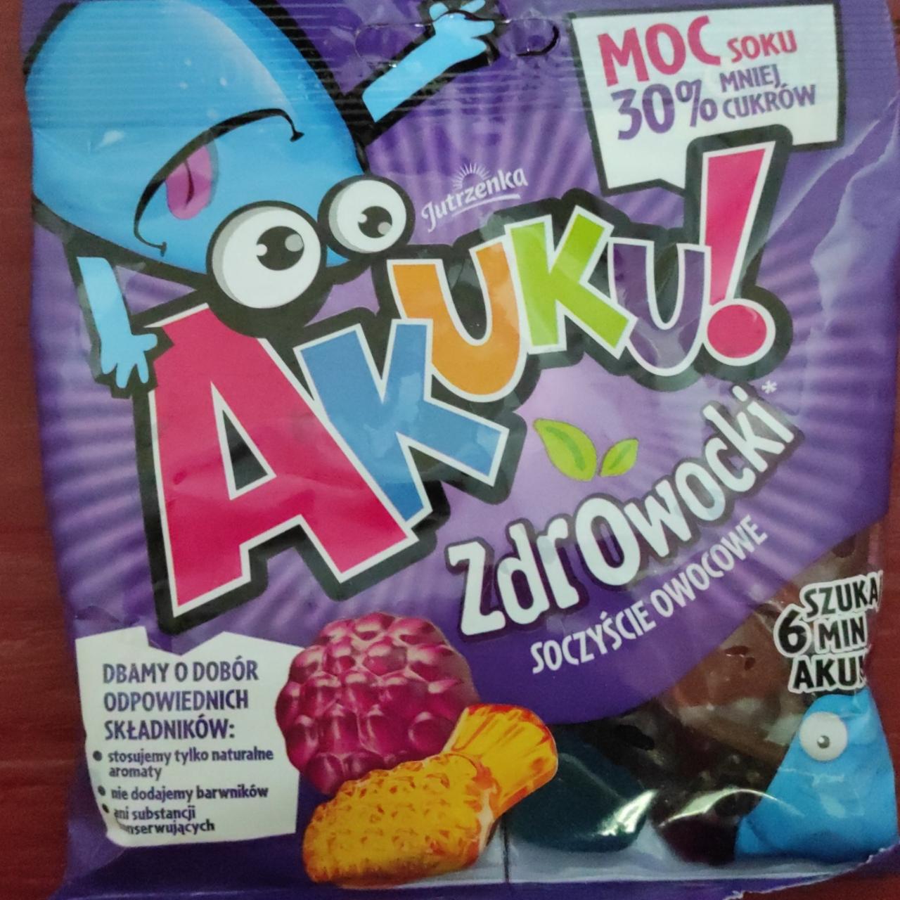 Фото - Жувальні цукерки з соком Zdrowocki Akuku!