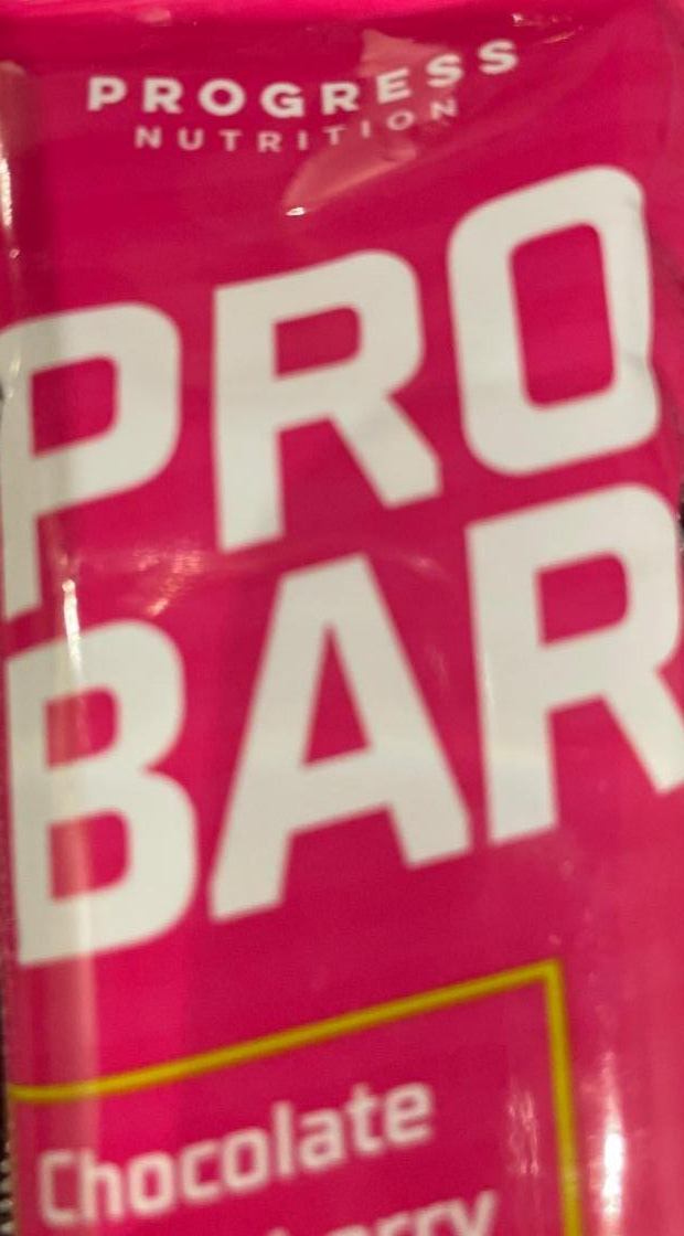 Фото - Протеїновий батончик Pro Bar зі смаком шоколаду та полуниці з підсолоджувачем Progress Nutrition