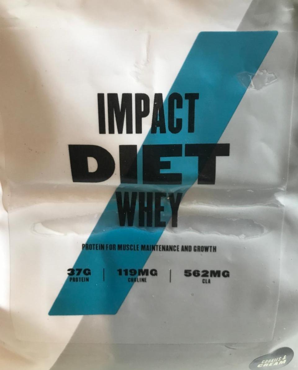 Фото - Impact Diet Whey Cookies & Cream MyProtein