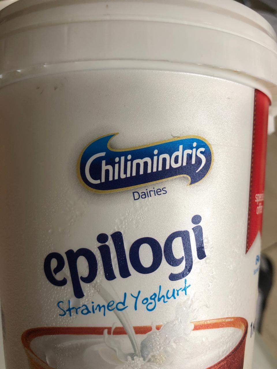 Фото - Йогурт білий Epilogi Strained Yoghurt Chilimindris