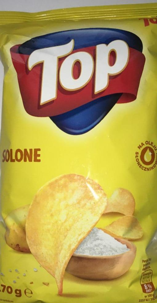 Фото - Чіпси картопляні з сіллю Top