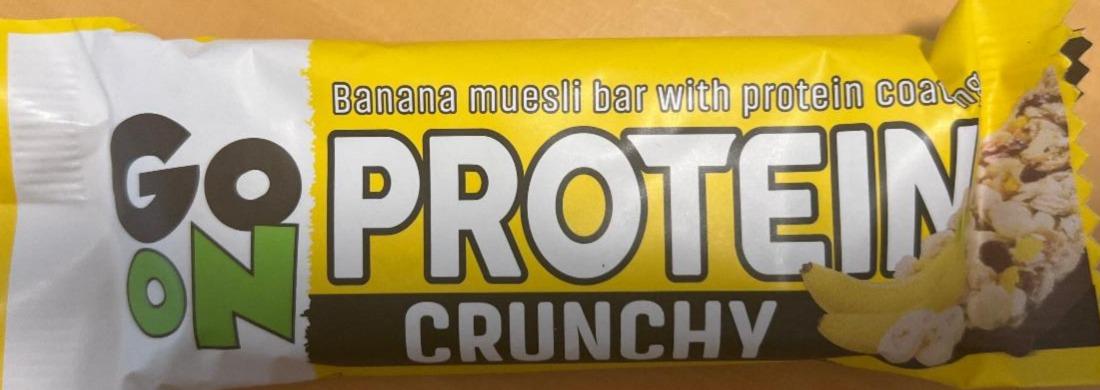 Фото - Protein Crunchy Banana muesli bar with protein coating Go On!