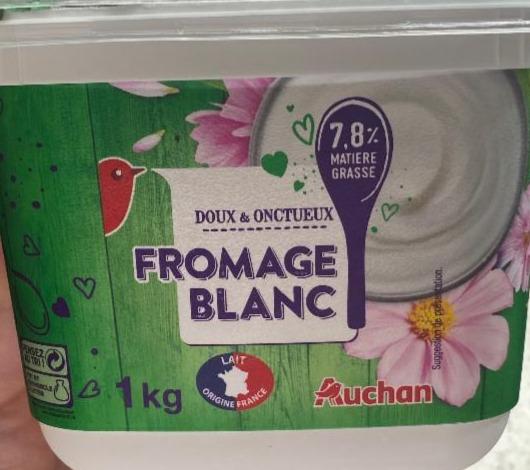 Фото - Сир вершковий 7.8% Fromage Blanc Auchan