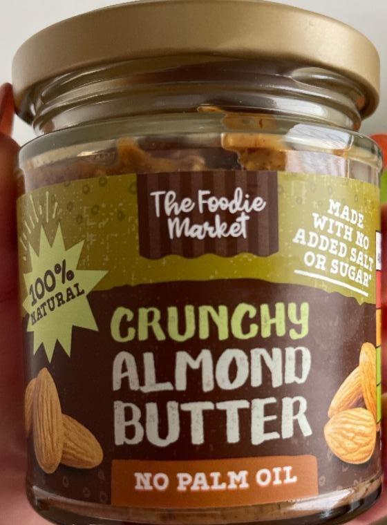 Фото - Паста мигдальна Crunchy Almond Butter The Foodie Market