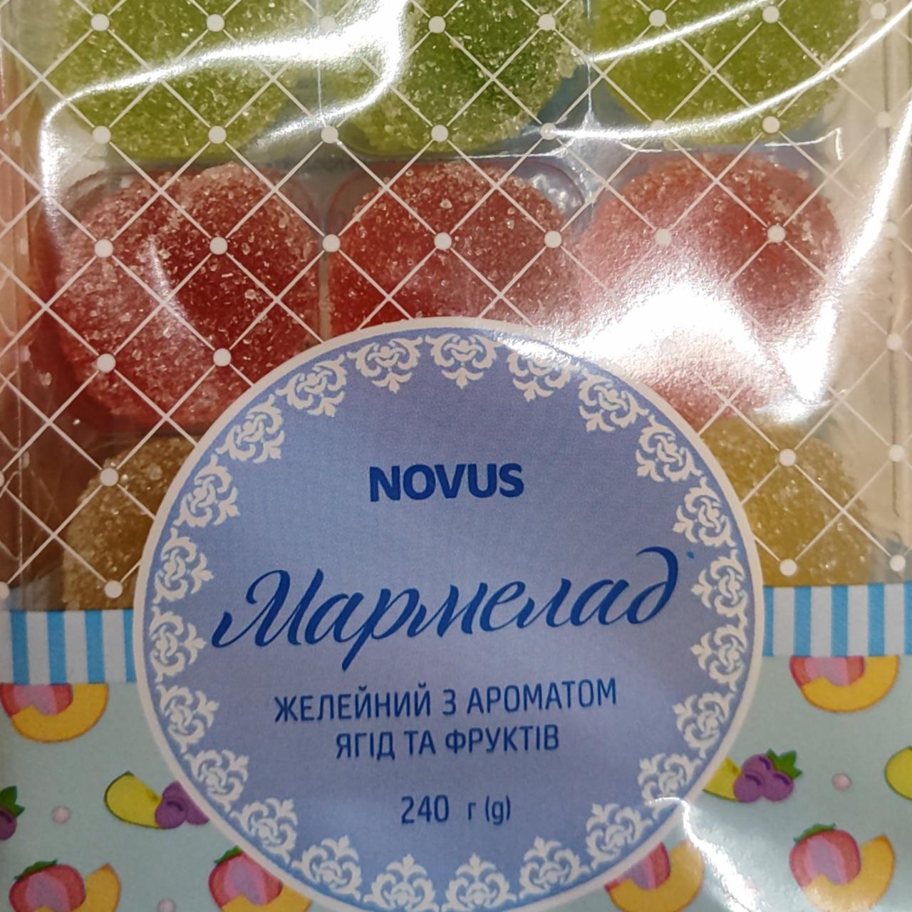 Фото - Мармелад з ароматом ягід та фруктів Novus