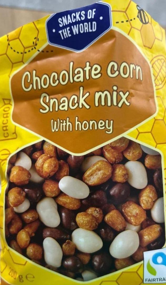Фото - Горішки в шоколаді з медом Chocolate Corn Snack Mix Snacks Of The World