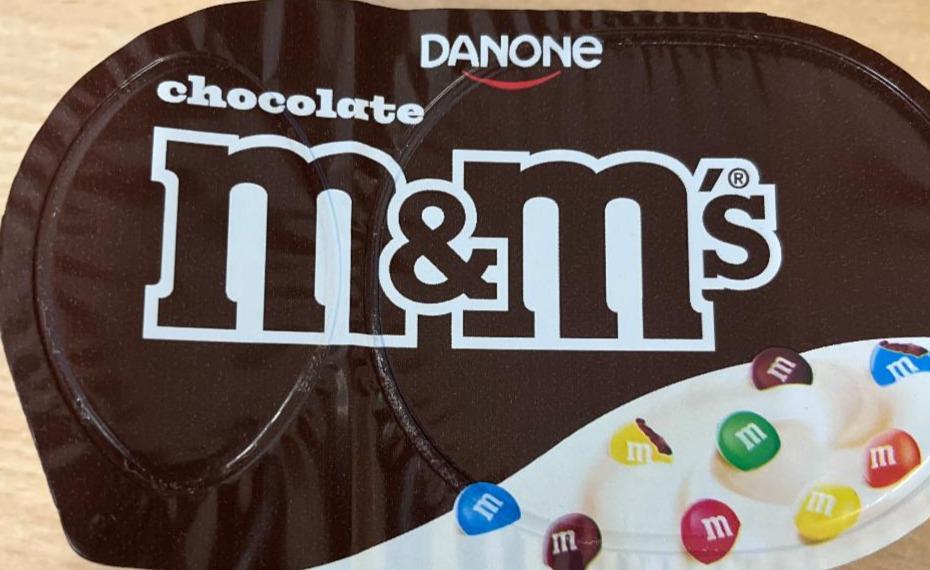Фото - Chocolate M&M's Yoghurt Danone