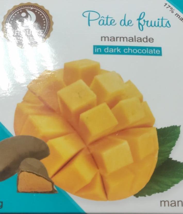 Фото - Мармелад в шоколаді Манго Pate de fruits Shoud'e
