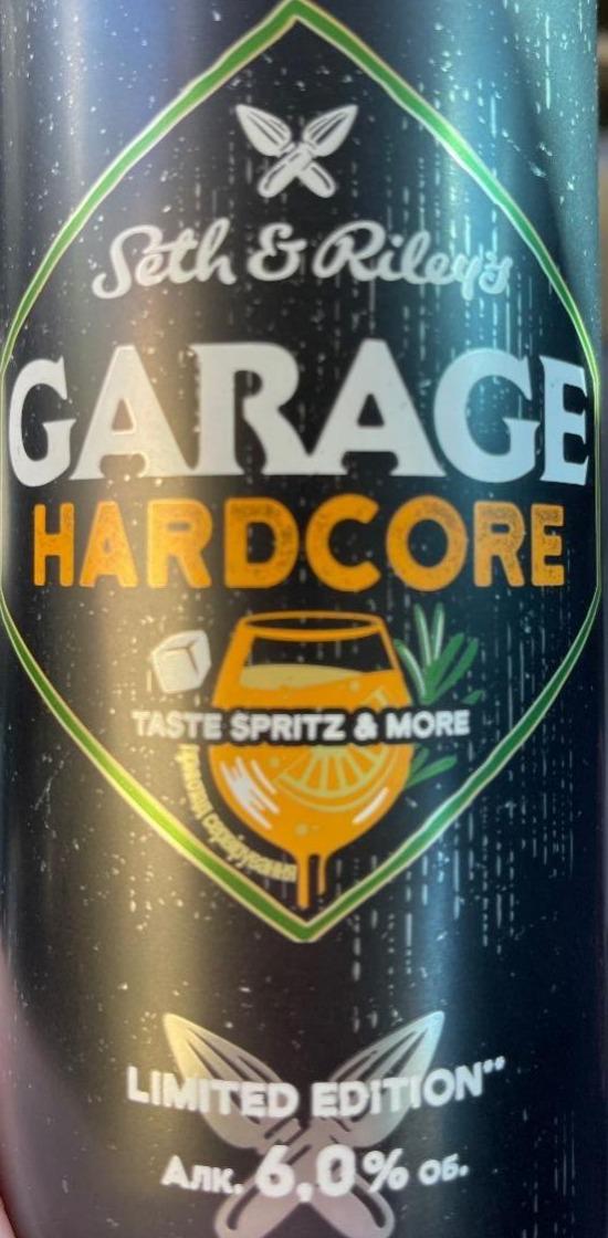 Фото - Пиво спеціальне 6% пастеризоване Spritz&More Hardcore Seth&Riley's Garage