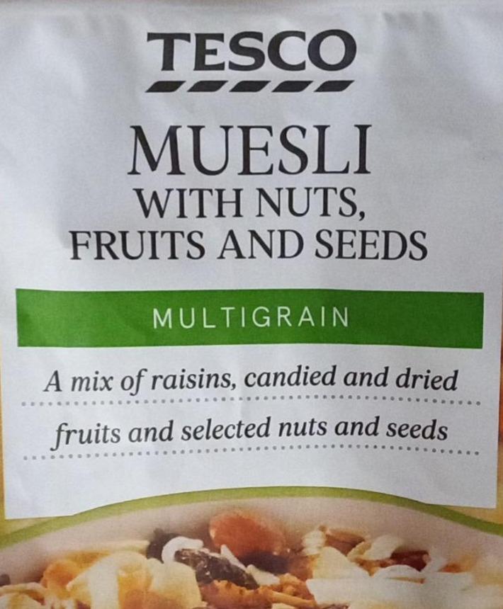 Фото - Мюслі з горіхами фруктами та насінням Tesco