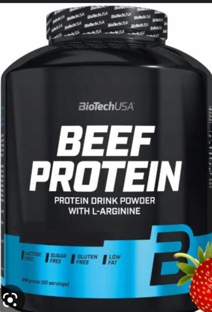 Фото - Протеїн зі смаком полуниці Beef Protein BioTech