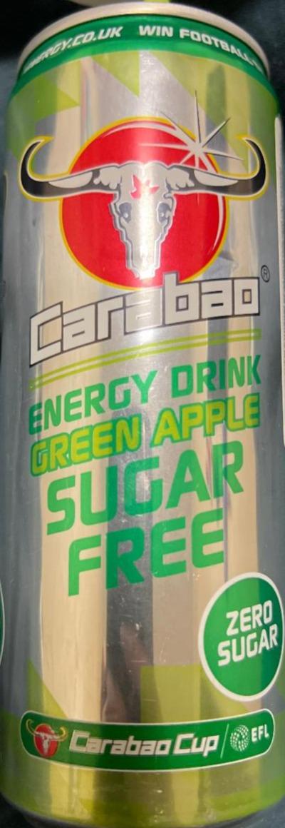 Фото - Energy Drink Sugar Free Green Apple Carabao