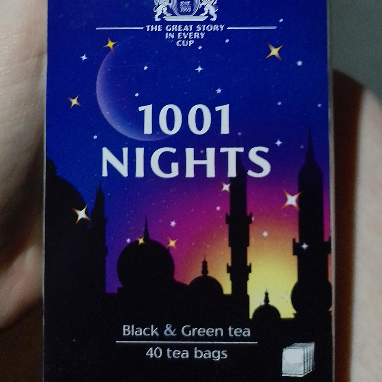 Фото - Чай чорний і зелений 1001 Nights Мономах
