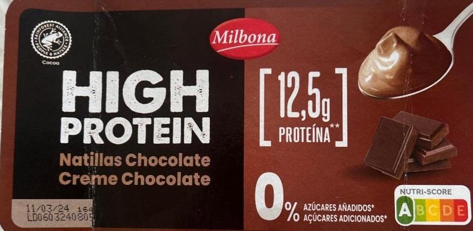 Фото - High protein Creme Chocolate Milbona