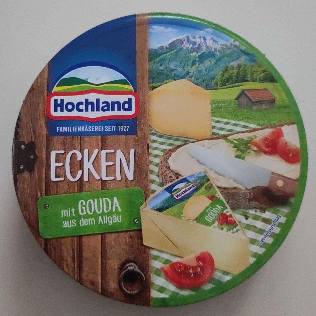 Фото - Сир плавлений 45% жирності Gouda aus dem Allgäu Hochland