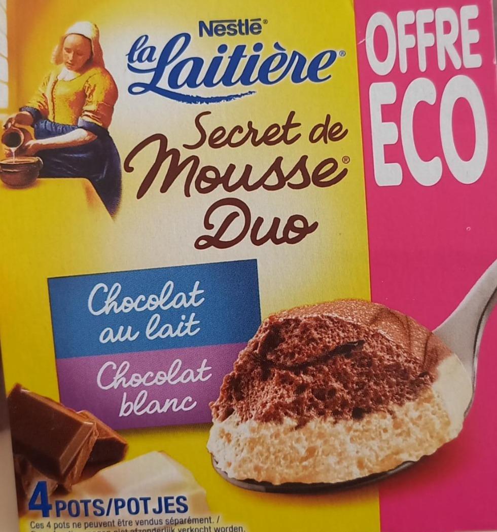Фото - Мусові десерти з молочного та білого шоколаду La Laitière La Laitière Nestlé