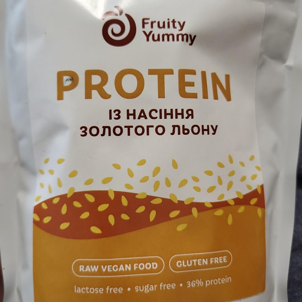 Фото - Протеїн із насіння золотого льону Protein Fruity Yummy