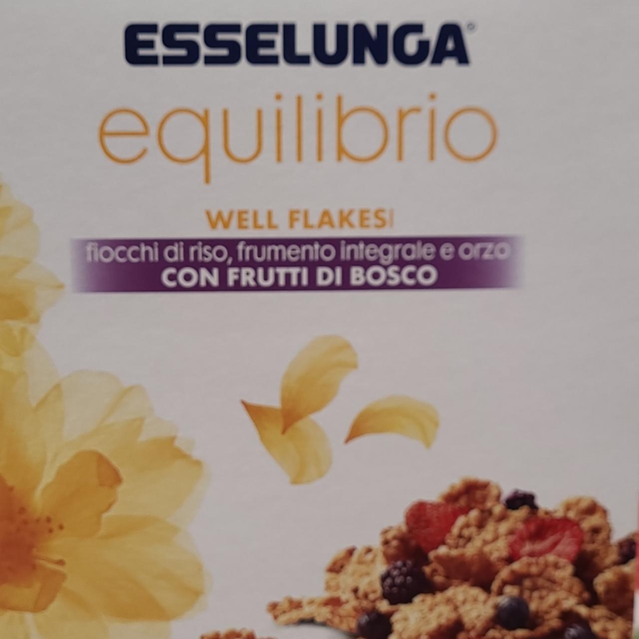 Фото - Пластівці Equilibrio Well flakes con frutti di bosco Esselunga