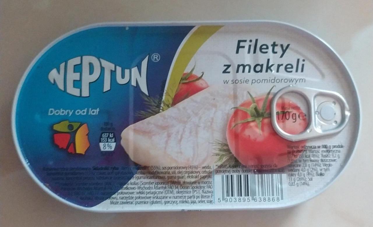 Фото - Filety z makreli w sosie pomidorowym Neptun