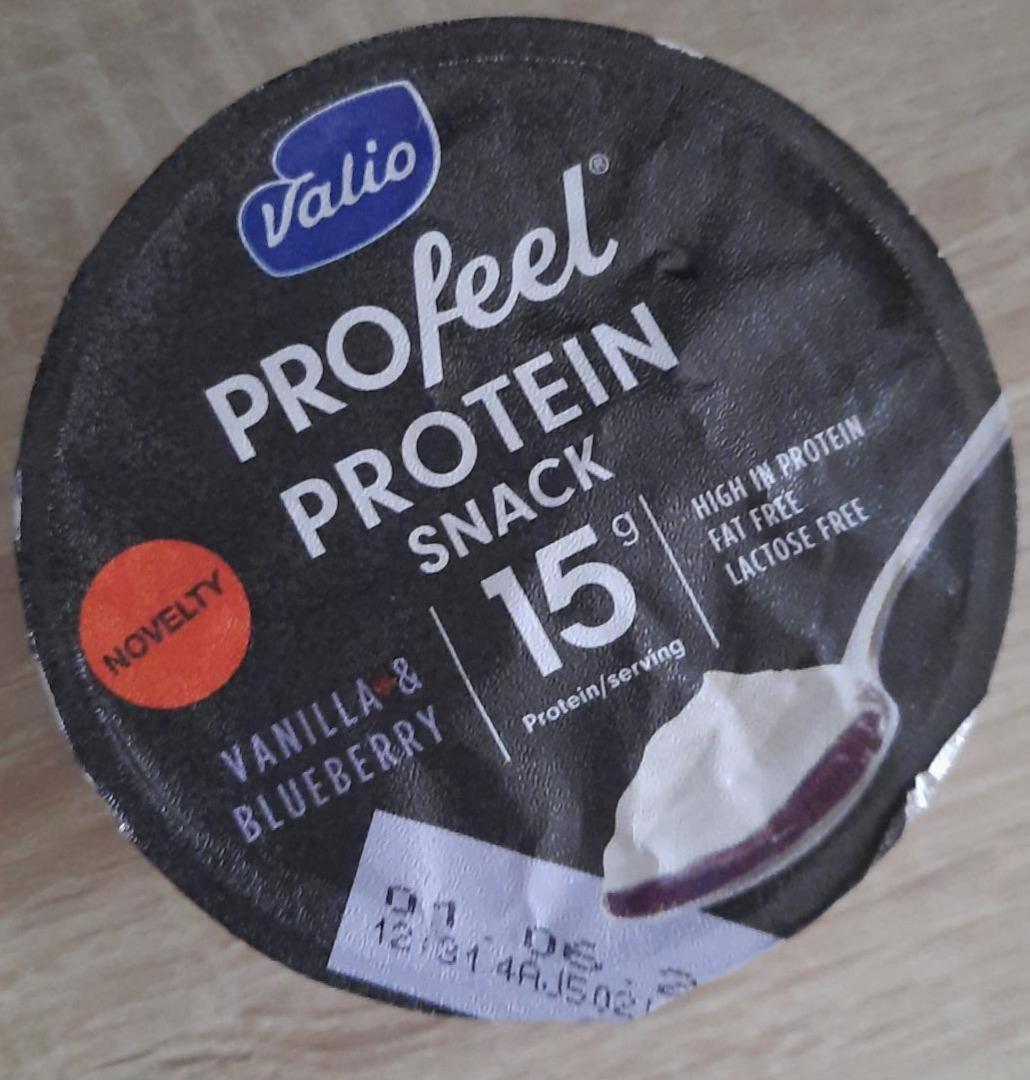 Фото - PROfeel protein snack vanilla blueberry Valio