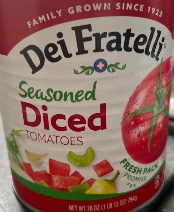 Фото - Seasoned Diced Tomatoes Dei Fratelli