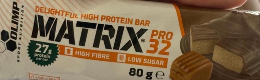 Фото - Батончик протеїновий Matrix Pro 32 зі смаком карамелі Olimp sport nutrition
