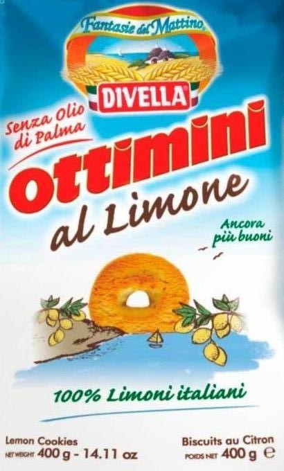Фото - Печиво Divella Ottimini з лимоном Divella