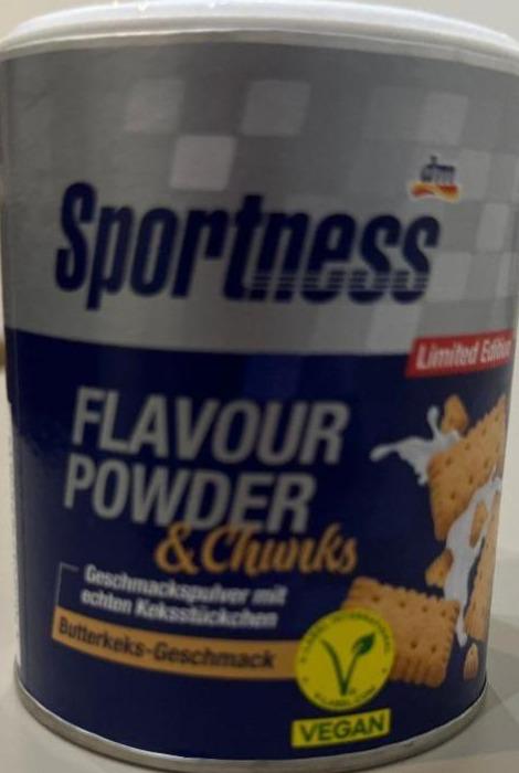 Фото - Flavour Powder & Chunks Butterkeks-Geschmack Sportness