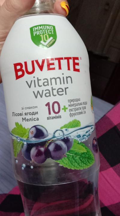 Фото - напій безалкогольний негазований Vitamin water зі смаком цитрусу та пряних трав Buvette