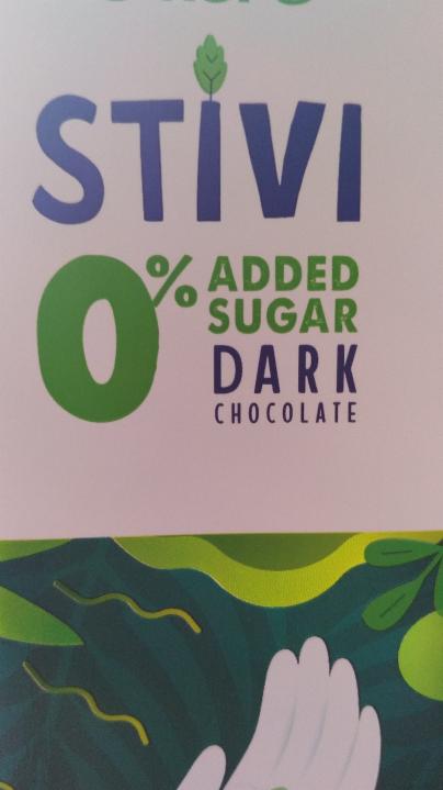 Фото - чорний шоколад зі стевією 60% Stivi АВК