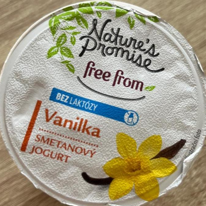Фото - Smetanový jogurt vanilkový Bez laktózy Nature's Promise