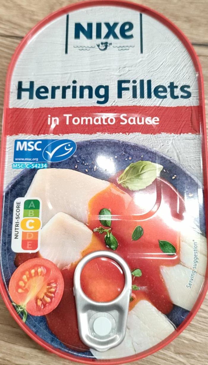 Фото - Філе оселедця в томатному соусі Herring Fillets in Tomato Sauce Nixe