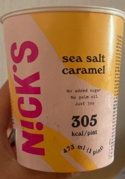 Фото - Морозиво sea salt caramel Nick´s