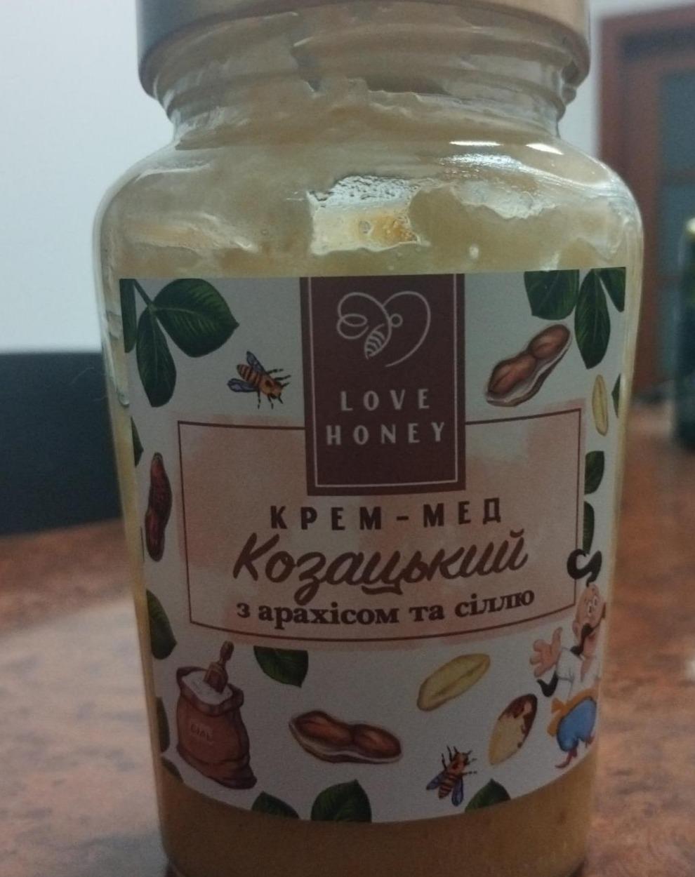 Фото - Крем-мед Козацький з арахісом та сіллю Love Honey