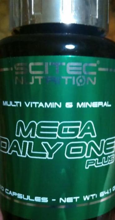 Фото - Вітаміни і мінерали Mega Daily One Plus Scitec Nutrition