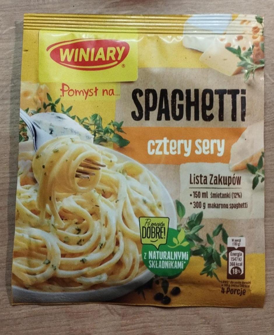 Фото - Приправа 4 сири Four Cheese Spaghetti Winiary