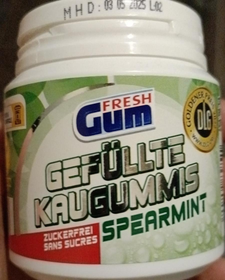Фото - Gefullte kaugummis spearmint Fresh gum