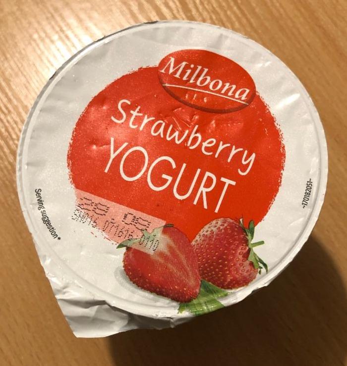 Фото - strawberry yogurt Milbona
